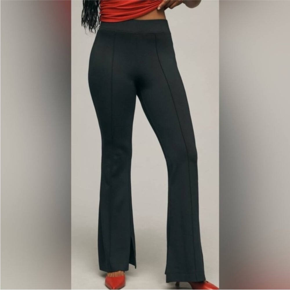 NWT Maeve Anthropologie Black High Waisted‎ Flare Pants XS